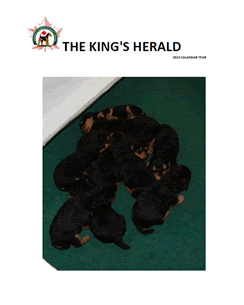 Click here to download the 2013 Calendar Year issue of The King's Herald.